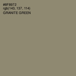 #8F8972 - Granite Green Color Image